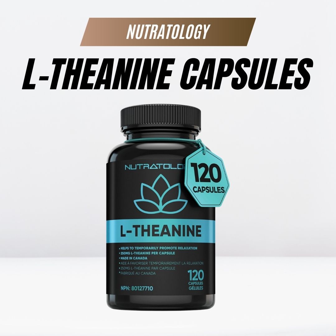 L-Theanine Capsules - For Stress Management & Relaxation - Promotes Focus, Alertness & Clarity - L Theanine Supplement for Stress Relief - 250 mg per capsule - 120 Capsules