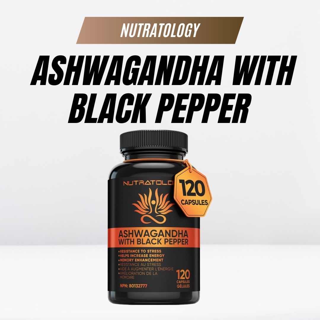 Organic Ashwagandha With Black Pepper For Improved Absorption. Resistant To Stress, Increases Energy Levels & Supports Memory Enhancement - 650MG Ashwagandha Per Capsule - 120 Capsules