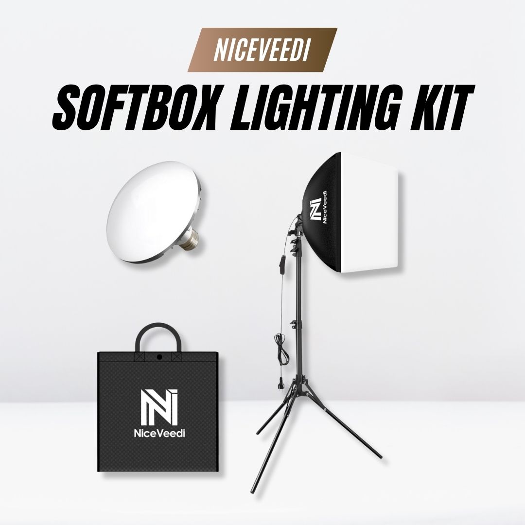 NiceVeedi Softbox Lighting Kit